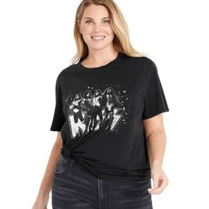 Kiss Graphic Band Tee • Black
